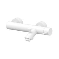 Смеситель для ванны Paffoni Light белый матовый LIG022BO