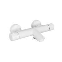 Смеситель для ванны Paffoni Light белый матовый LIQ023BO