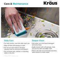 Кухонна мийка Kraus Standart PRO з нержавіючої сталі KHU101-21