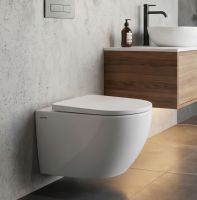 Унітаз підвісний AquA PooL Origin Round M Vortex Ultra Clean 88OR520T03 із сидінням Soft Close