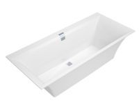 Ванна кварилова Villeroy & Boch Squaro Edge 190x90 з ніжками і сифоном BQ190SQE2DV-01