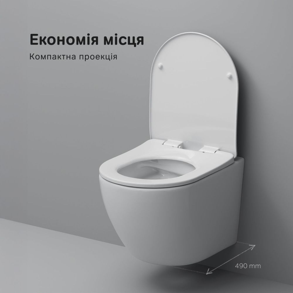 Унитаз подвесной Am.Pm X-Joy S C85A1703SC с сиденьям Soft Сlose