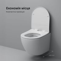 Унитаз подвесной Am.Pm X-Joy S C85A1703SC с сиденьям Soft Сlose