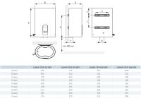 Водонагреватель накопительный Hi-Therm Lumia Tech 100 Dry