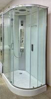 Гідромасажний бокс Veronis 120x80 (Профіль - хром, скло - прозоре) BN-4-120 L