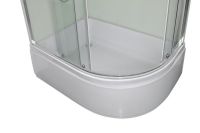 Душовий бокс Veronis 120x80 (Профіль - хром, скло - прозоре) BV-3-120 (L)