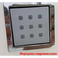Душовою бокс Veronis 120х85 (Профіль - сатин, скло - прозоре)  BN-205-C