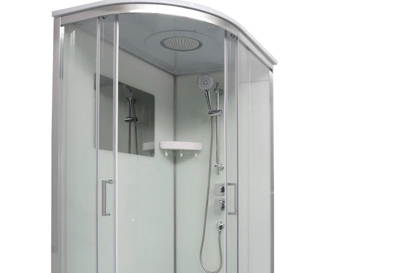 Душовий бокс Veronis 120x80 (Профіль - хром, скло - прозоре) BN-3-120 (R)