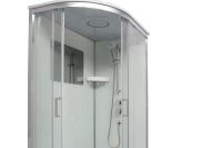 Душовий бокс Veronis 120x80 (Профіль - хром, скло - прозоре) BN-3-120 (R)