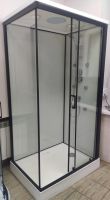 Душовий бокс Veronis 120x80 (Профіль - чорний, скло - прозоре) VE-BN812R