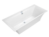 Ванна кварилова Villeroy & Boch Squaro Edge 170x75  BQ170SQE2DV-01 з ніжками і сифоном