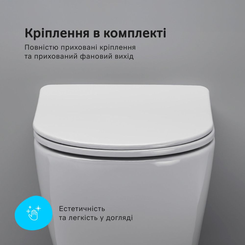 Унитаз подвесной Am.Pm X-Joy S C85A1703SC с сиденьям Soft Сlose