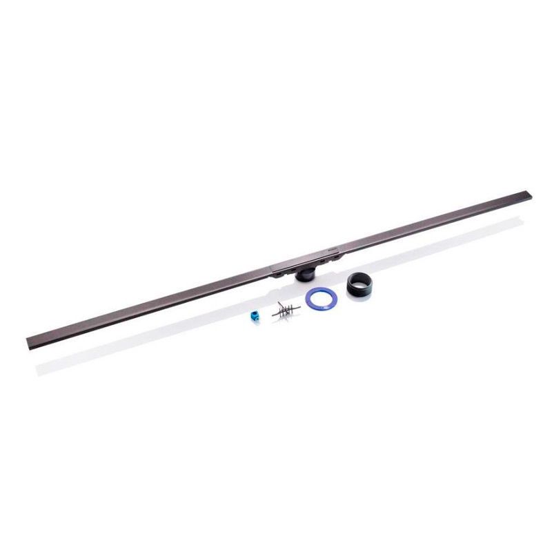 Решітка для трапа Geberit CleanLine50 чорний матовий хром 154.446.QC.1