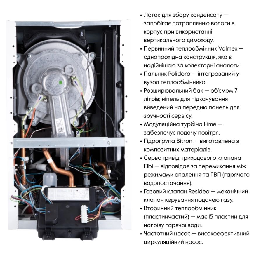 Котел газовый двухконтурный Airfel Optimum Premix 30 кВт A2CPX030EARU