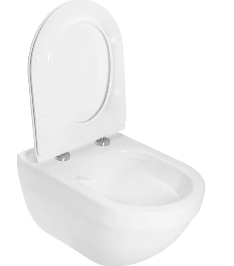 Унітаз підвісний Roca Hebe Round Rimless A34H138000 із сидінням Soft Close