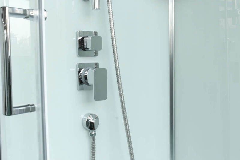 Душовий бокс Veronis 120x80 (Профіль - хром, скло - прозоре) BV-3-120 (L)