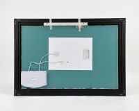 Дзеркало AquA PooL Aqua 80x70 88-Hra80s70-CWDd-mA з чорним профілем і Led підсвічуванням