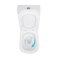 Унітаз підлоговий Qtap Presto Quadro Ultra Quiet QTPRE27W51021 з бачком та сидінням Soft Close