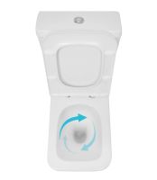 Унітаз підлоговий Qtap Crow Ultra Quiet QTCRO27W51028 з бачком та сидінням Soft Close