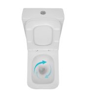 Унітаз підлоговий Qtap Crow Eco Ultra Quiet QTCRO27W51030 з бачком та сидінням Soft Close
