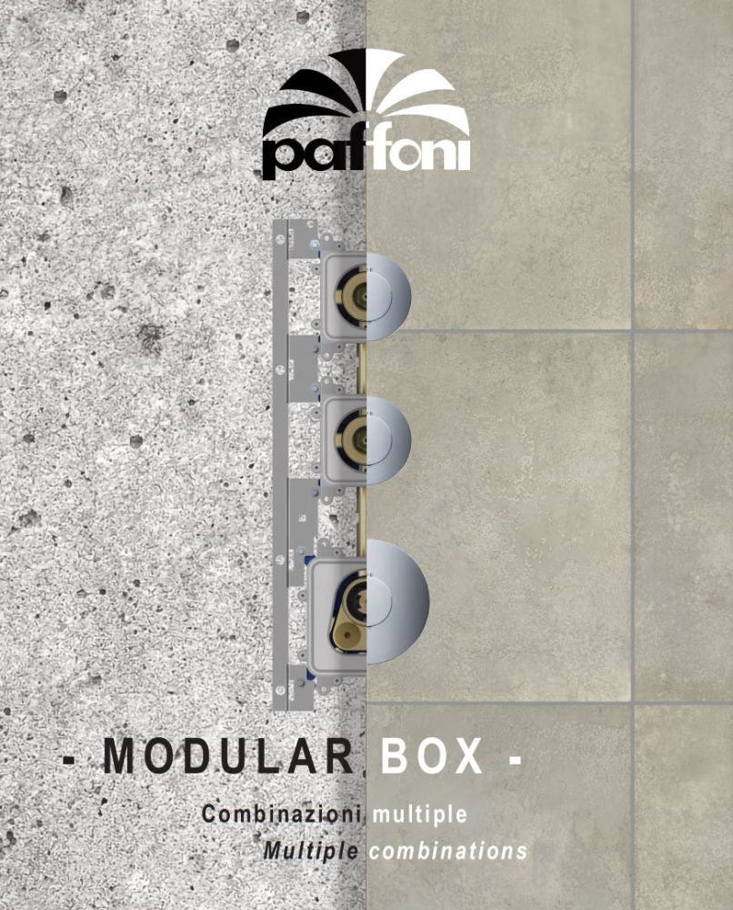 Вбудована частина для термостатичного змішувача на 2 споживача Paffoni Modular Box MDBOX018