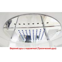 Душовою бокс Veronis 120х85 (Профіль - сатин, скло - прозоре)  BN-205-C