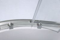 Душовий бокс Veronis 120x80 (Профіль - хром, скло - прозоре) BN-3-120 (L)