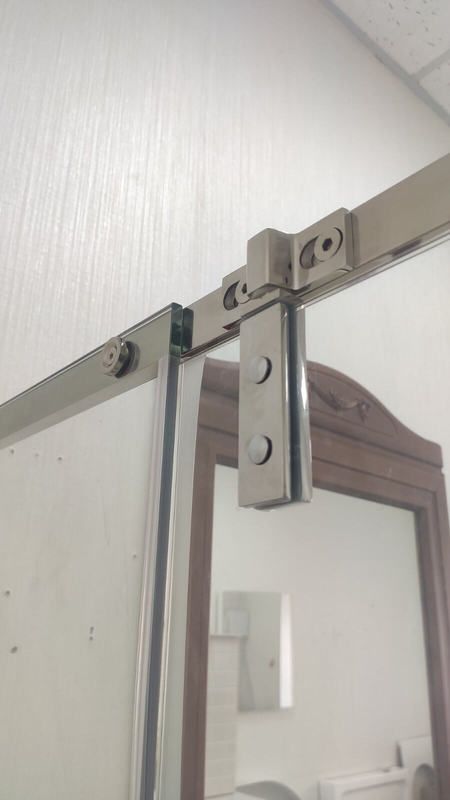 Душова кабіна Veronis 100x80 (Профіль - хром, скло - прозоре) KN-16-10 з піддоном
