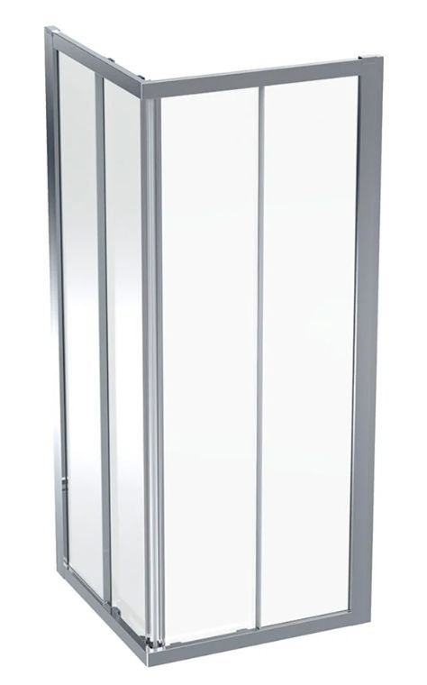 Душова кабіна Geberit Geo 90х90 (Профіль - хром, скло - прозоре) 560.122.00.2