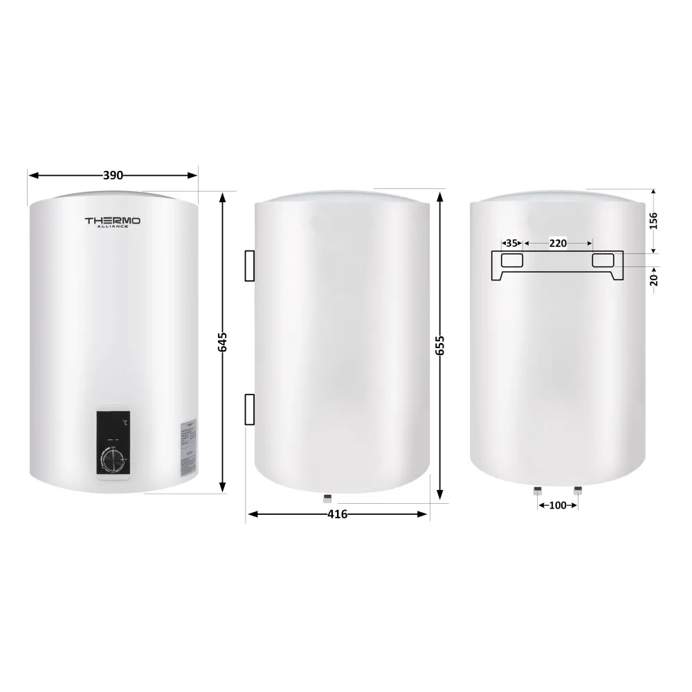Водонагрівач накопичувальний Thermo Alliance DJ 50 л D50V20J2DK