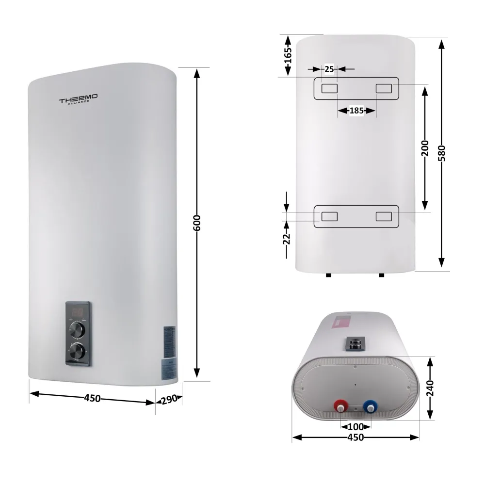 Водонагрівач накопичувальний Thermo Alliance DT 30 л DT30V20GPDD2