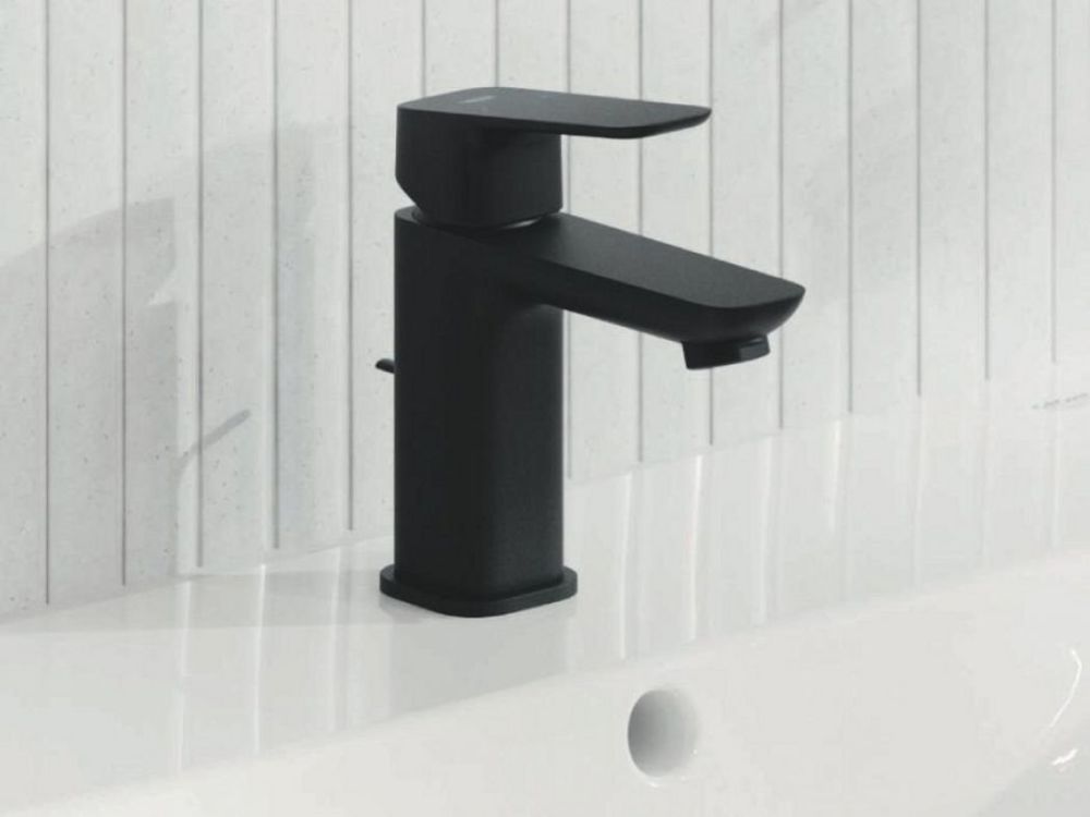 Змішувач для раковини Grohe Cubeo чорний матовий 1016942430