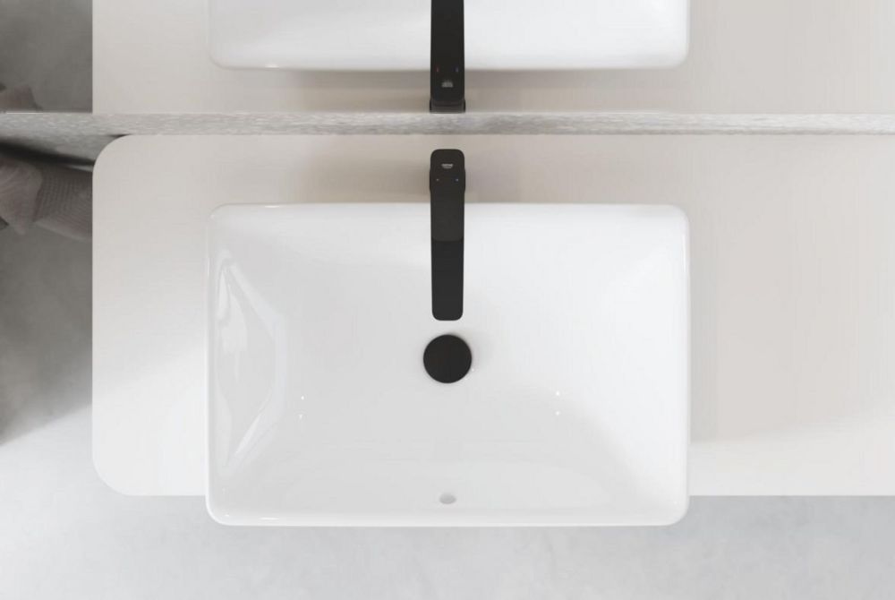 Змішувач для раковини Grohe Cubeo чорний матовий 1017292430