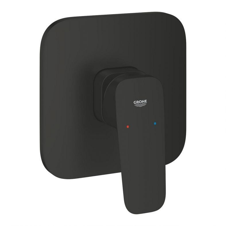 Змішувач прихованого монтажу Grohe Cubeo чорний матовий 1017772430