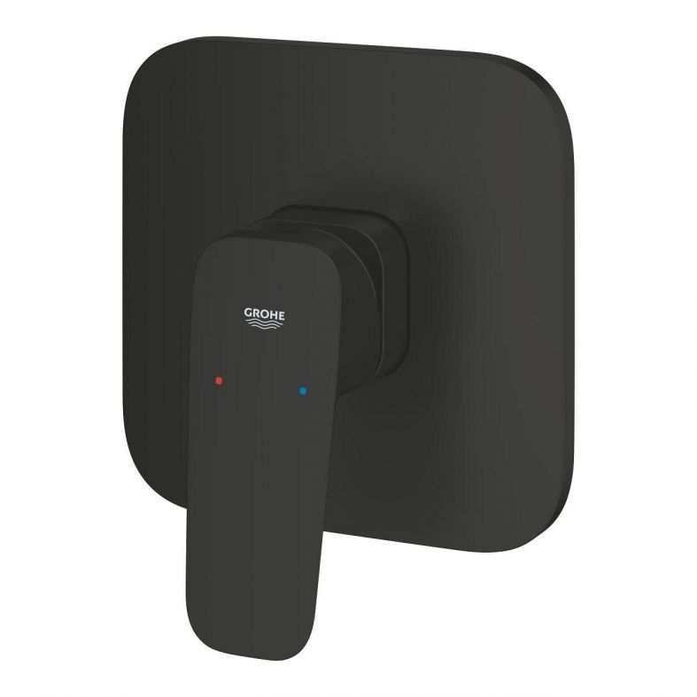 Змішувач прихованого монтажу Grohe Cubeo чорний матовий 1017772430