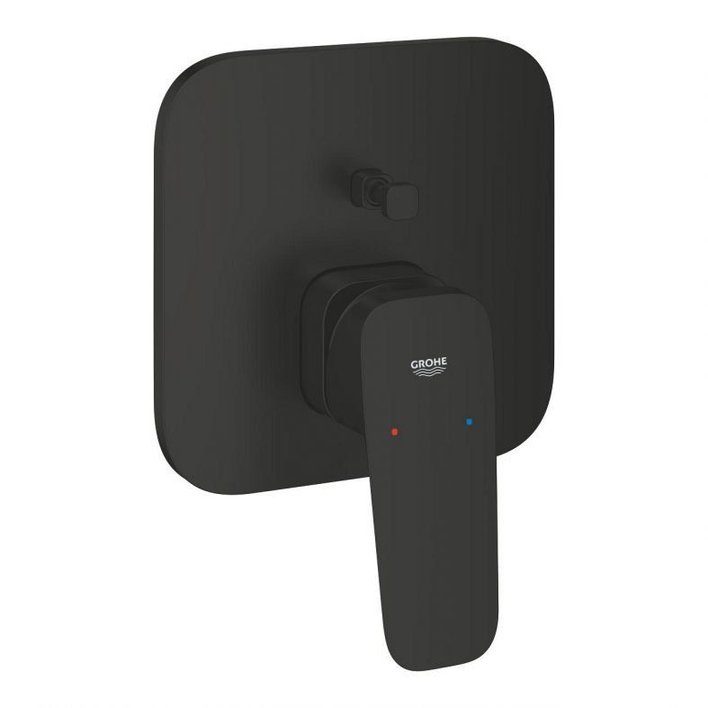 Змішувач прихованого монтажу Grohe Cubeo чорний матовий 1017782430