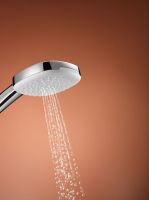 Смеситель для ванны Grohe Cubeo хром 1018140000 с душевым гарнитуром