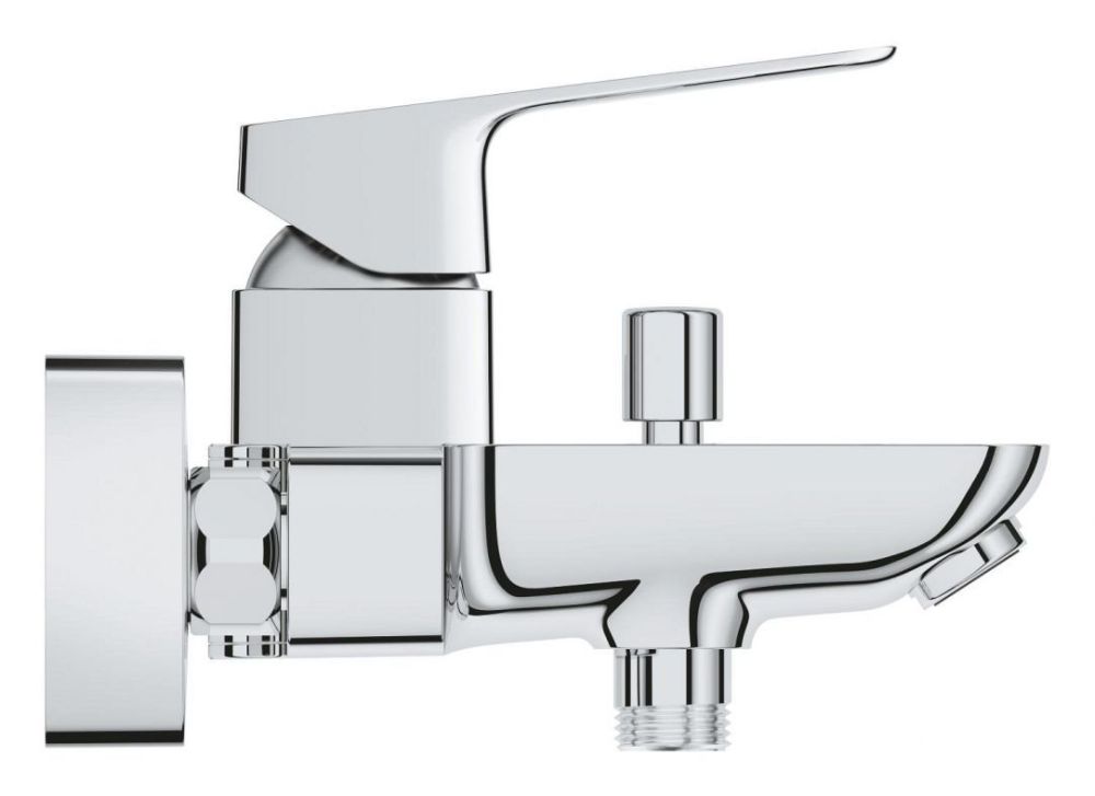 Смеситель для ванны Grohe Cubeo хром 1018140000 с душевым гарнитуром