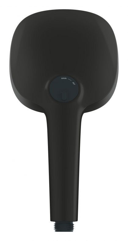 Змішувач для ванни Grohe Cubeo чорний матовий 1018142430 з душовим гарнітуром