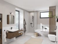 Змішувач для душу Grohe Cubeo чорний матовий 1018242430