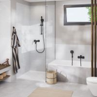 Змішувач для душу Grohe Cubeo чорний матовий 1018242430