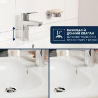 Змішувач для раковини Grohe Dice хром 1018320000