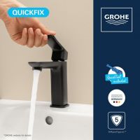Змішувач для раковини Grohe Dice чорний матовий 1018332430