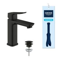 Змішувач для раковини Grohe Dice чорний матовий 1018362430