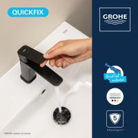 Змішувач для раковини Grohe Dice чорний матовий 1018362430