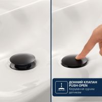 Змішувач для раковини Grohe Dice чорний матовий 1018362430