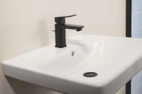 Змішувач для раковини Grohe Dice чорний матовий 1018562430
