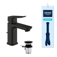 Змішувач для раковини Grohe Dice чорний матовий 1018562430