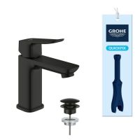 Змішувач для раковини Grohe Dice чорний матовий 1018572430