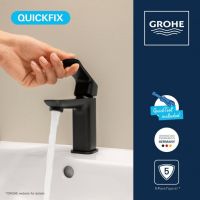 Змішувач для раковини Grohe Dice чорний матовий 1018572430